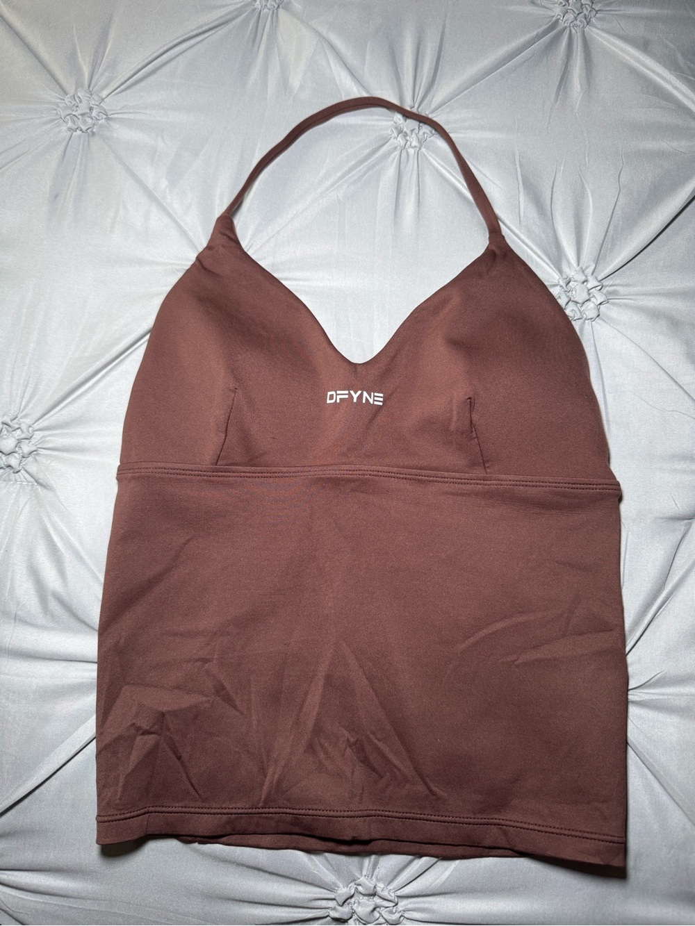 Dfyne Women’s Brown Halter Top